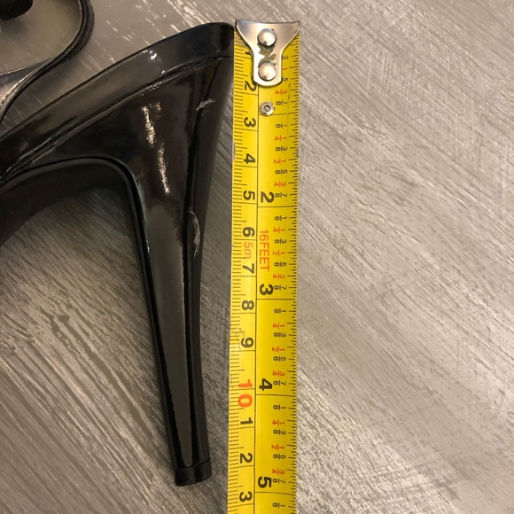 Nine West Black patent Platform Heels , size 8,5 - Picture 5 of 8